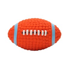 EETOYS 宜特 運動乳膠橄欖球，發聲器，橄欖球-小 8.5x5.5x5cm, 1個