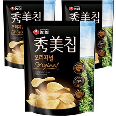 秀美薯片 原味, 85g, 3個