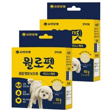 윌로펫 반려견 종합영양보조제 키드니 케어, 2개, 신장, 30정