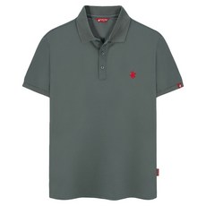 BEVERLY HILLS POLO CLUB 比佛利保羅 男女通用 涼感 透氣 標準 Cool Ever 短袖Polo衫 CPW0T01, 深灰色