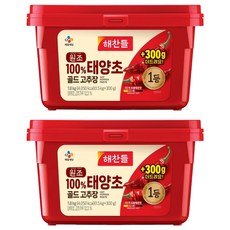 CJ Haechandle 好餐得 元祖 太陽草 GOLD 辣椒醬, 2個, 1.8kg