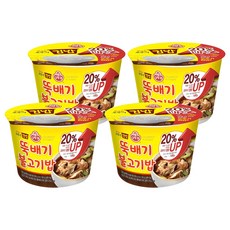 오뚜기 컵밥 뚝배기 불고기밥, 320g, 4개