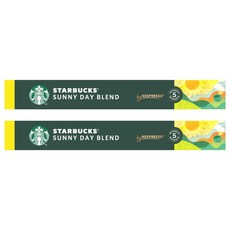 스타벅스 써니데이 블렌드 by 네스프레소 캡슐커피, 5.6g, 10개입, 2개