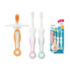 COMBI 孩童第1~3階段學習牙刷組, 混色, 1組, 3支