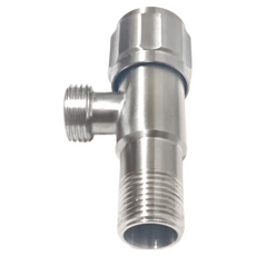 304不鏽鋼圓角外牙 台灣製造 陶瓷芯 牙徑4分 附贈304不鏽鋼法蘭蓋, 8.7 x 4.5cm, 1個