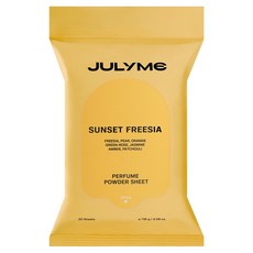 줄라이미 퍼퓸 파우더 시트 선셋프리지아 20p, 116g, 1개