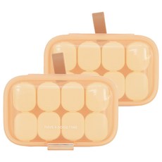 Make Mine 便攜式高級星期藥盒 粉紅色 小號, 2個