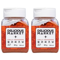 DELICIOUS MARKET 小包裝辣椒調味料, 2個, 60g