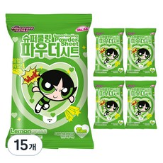 미스사사 슈퍼쿨링 파우더 시트 데오드란트 레몬그라스 15p, 87g, 15개