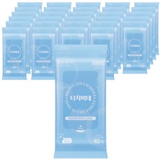 BROWN Touch Bidet 敏感護理濕廁紙 可溶於水 廁所用 低刺激坐浴盆紙巾 便攜型, 55g, 10張, 30套