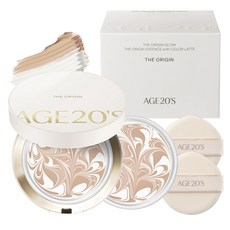 AGE20'S The Origin水潤光澤精華粉餅 12.5g+替換芯 12.5g, 13 White Latte, 1組
