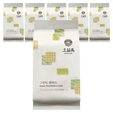 OSULLOC 威化餅 綠茶口味, 6包, 100g