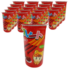 嬌旺製菓 巧克力棒杯 香酥巧克力棒, 30g, 20個