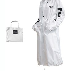 加長款風衣式時尚雨衣/一件式雨衣/輕量雨衣/防水外套/通勤雨衣/風衣大衣 + 收納袋 F0598-XL01