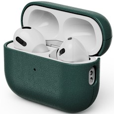NUART AirPods 時尚皮革保護殼, AirPods Pro 2, 綠色