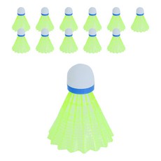 便利塑膠羽毛球 JB79 12入, 1組, 黃色