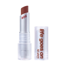 4U2 奶霜水潤光唇膏，#09 Life Goes On，富含多種維生素，水潤亮澤, 3g, 1支