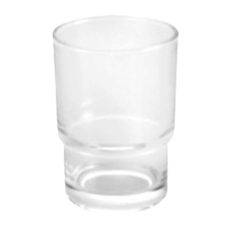 透明玻璃牙刷杯 Ø70 x H95MM, 1023, 1個