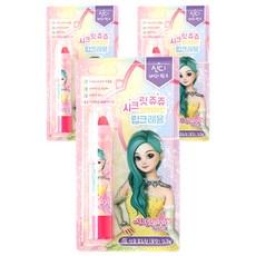 Little Bling Secret Jouju 星星女神兒童唇蠟筆 2.3g, 辛蒂莓果粉, 3個