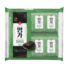 CJ제일제당 명가 파래김, 4g, 16개