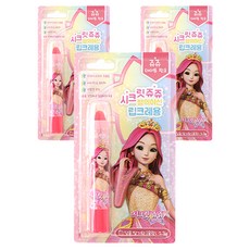 Little Bling Secret Jouju 星星女神兒童唇蠟筆 2.3g, Jouju約會粉, 3個