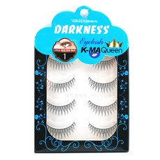 Darkness 假睫毛 4對, 1號, 1入