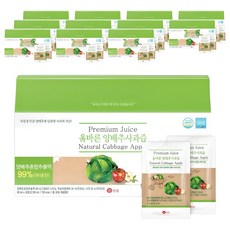 올즙 국내산 올바른 양배추 사과즙, 2.7L, 12박스