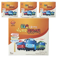 천지인 타요가 좋아하는 키노피오 홍삼스틱, 450g, 4개