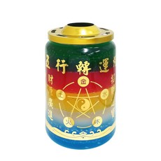 財神小舖 五行轉運燈 果凍蠟燭 9x14cm, 1個