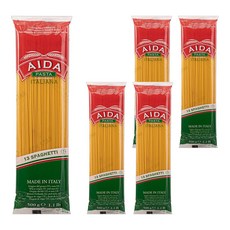 AIDA PASTA 義大利直麵, 500g, 5包
