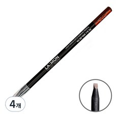 LAMONDE Milano眉筆, 05 焦糖棕, 4支