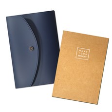 홀드미 클러치 바인더 + 데일리 스케줄러 + 메모리 스케쥴러M, 데님 네이비(바인더), 1세트