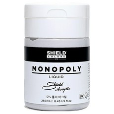 SHIELD 盾牌 Monopoly 壓克力顏料 671 Silver, 250ml, 1色