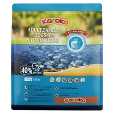karoko 樂果 成犬/家庭犬 天然乾飼料, 雞肉 + 魚油, 1.2kg, 1袋