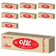LOTTE 樂天 Eve玫瑰口香糖, 8個