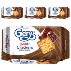 Gery 芝莉 厚醬巧克力蘇打餅乾, 100g, 4包