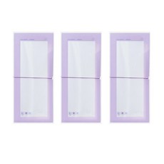 Maket Gamseong 拍立得照片收納相簿 3入, 紫色, 30張