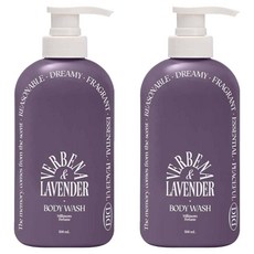 오디드 밀크인세라 퍼퓸 바디워시 버베나라벤더, 2개, 500ml