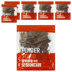 꼬마오징어 말랑말랑 작은 오징어다리, 150g, 6개