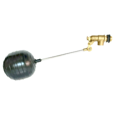 水塔浮球進水器, 台灣製造, 全銅進水本體, 美式, 1吋, 50cm, 北型, 1個