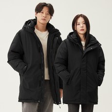 CARET 男女通用 高級機能性連帽半長版羽絨外套