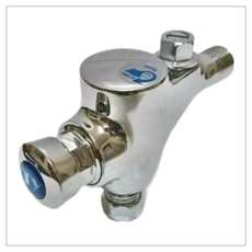 電光型自閉式小便斗, 台灣製造, 省水標章認證, 全銅本體, 四分螺牙, 螺紋管長度約15公分