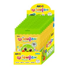 아모스 탱탱아이클레이 10p, 연두색, 50g, 10개