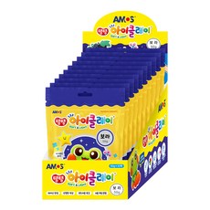 아모스 탱탱 아이 클레이 파우치 10p, 보라, 50g, 10개