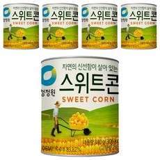 清淨園 甜玉米罐頭, 340g, 5個