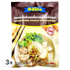 gosto 泰式風味湯粉, 3個, 150g