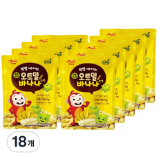 프로엠 오트밀 바나나 스낵 13g, 오트밀 + 바나나 혼합맛, 18개