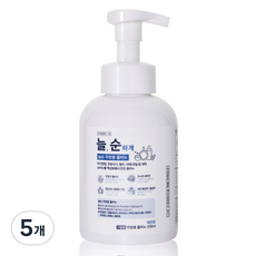 순한고집강청 늘순 주방용 물비누 주방세제, 500ml, 5개