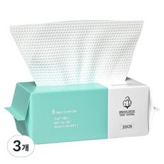 一次性洗臉柔軟棉質毛巾 白色, 3個, 100件