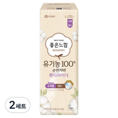 GOODFEEL 棉質護墊, 超長, 66入, 2組